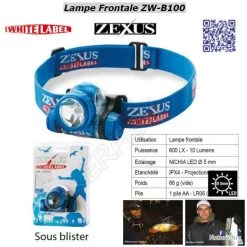 Petzl LAMPE FRONTALE ZW-B100 ZEXUS