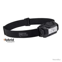 Petzl Lampe Frontale Hybrid éclairage 4 Couleurs Aria 1 Noir - 350 Lumens