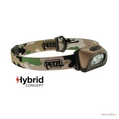 Petzl Lampe Frontale Hybrid éclairage 4 Couleurs Tactikka +RGB Camo Fr/ce - 350 Lumens