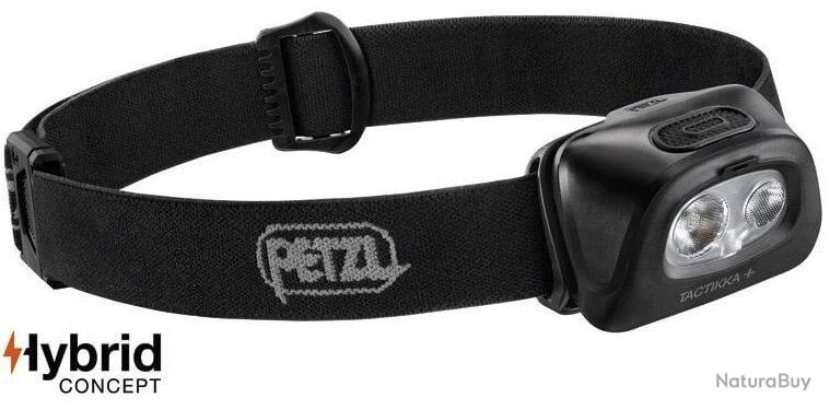 Lampe Frontale Noire Tactikka + PETZL 1 Lampe Frontale Noire Tactikka + PETZL