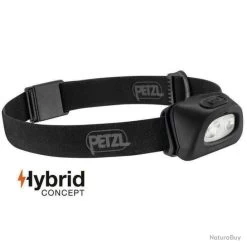Lampe Frontale Tactikka + Hybrid 250 Petzl - Noir