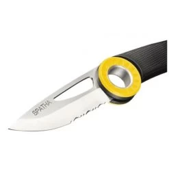 Couteau Mousquetonnable Spatha Noir Petzl -Magasin de matériel d'alpinisme couteau mousquetonnable spatha noir petzl 2