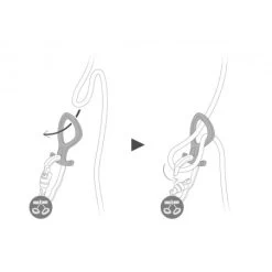 Descendeur De Canyon à Freinage Modulable Noir Pirana Club Petzl -Magasin de matériel d'alpinisme descendeur canyon freinage modulable noir pirana club petzl 2