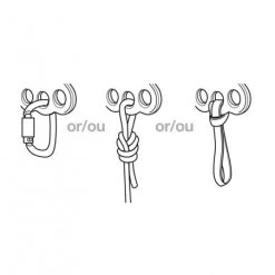 Poulie De Déplacement Sur Corde Reeve Petzl -Magasin de matériel d'alpinisme poulie de deplacement sur corde reeve petzl 3