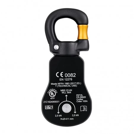 Poulie Spin S1 Open Petzl 2 Poulie Spin S1 Open Petzl – Image 2